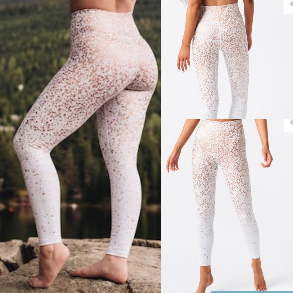 Zyia white stay gold light n tights 24" Size 12